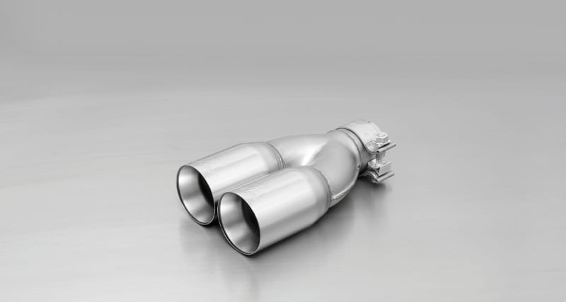 Remus — Remus 2005 Seat Toledo 1.6L 76mm Straight Cut Chromed Tail Pipe (Single)