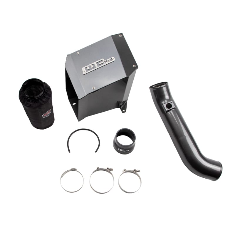 Wehrli — Intake Kit, 4in., for 2001-2004 Duramax LB7, Fine Texture Black