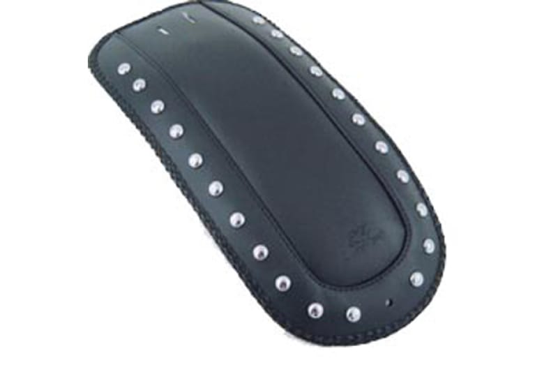 Mustang Motorcycle — Mustang 01-04 Suzuki 80 Volusia, 05-08 Boulevard C50, 08-09 C109R Fender Bib w/Studs - Black