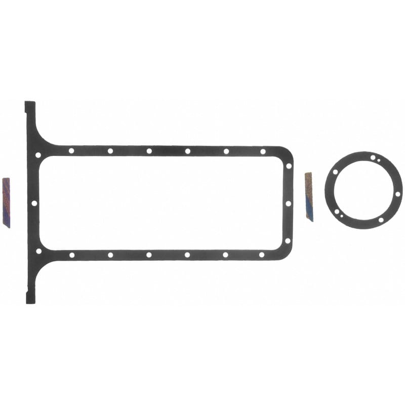 Fel-Pro — Engine Oil Pan Gasket Set 18 Bolt Hole Two Piece Gasket