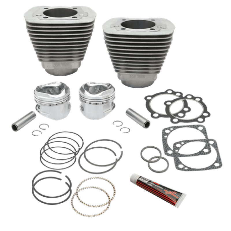 S&S Cycle — S&S Cycle 84-99 BT 96in 3-5/8in Big Bore Cylinder & Piston Kit For S&S SH96 Engines - Natural