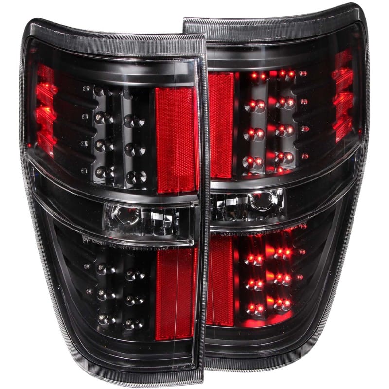 ANZO — ANZO 2009-2014 Ford F-150 LED Taillights Black
TailLightSet
