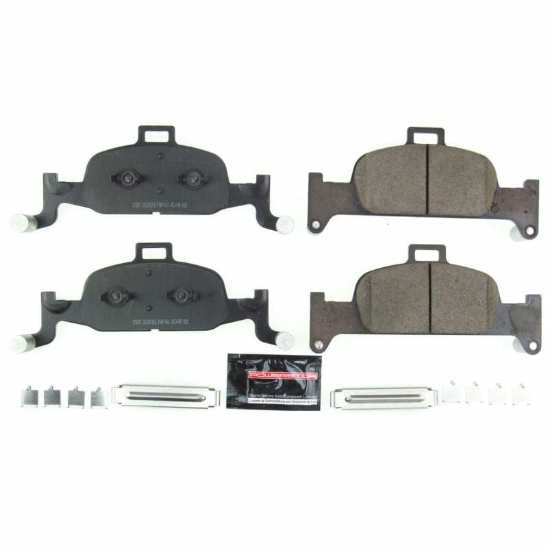 PowerStop — PowerStop - Z23 Daily Driver Carbon-Fiber Ceramic Brake Pads with Hardware Kit