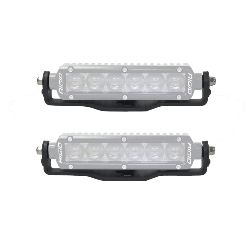 Go Rhino — Go Rhino 18-20 Jeep Wrangler JL/JLU/Gladiator JT Light Mount - Two 6in Single Row
Center Hood Mount