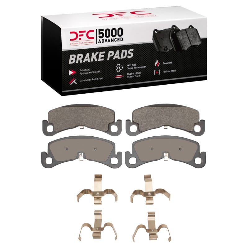 DFC — DFC 5000 Advanced Brake Pads - Low Metallic and Hardware Kit