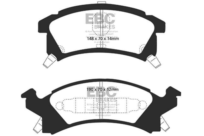 EBC — Ultimax OEM Replacement Brake Pads
