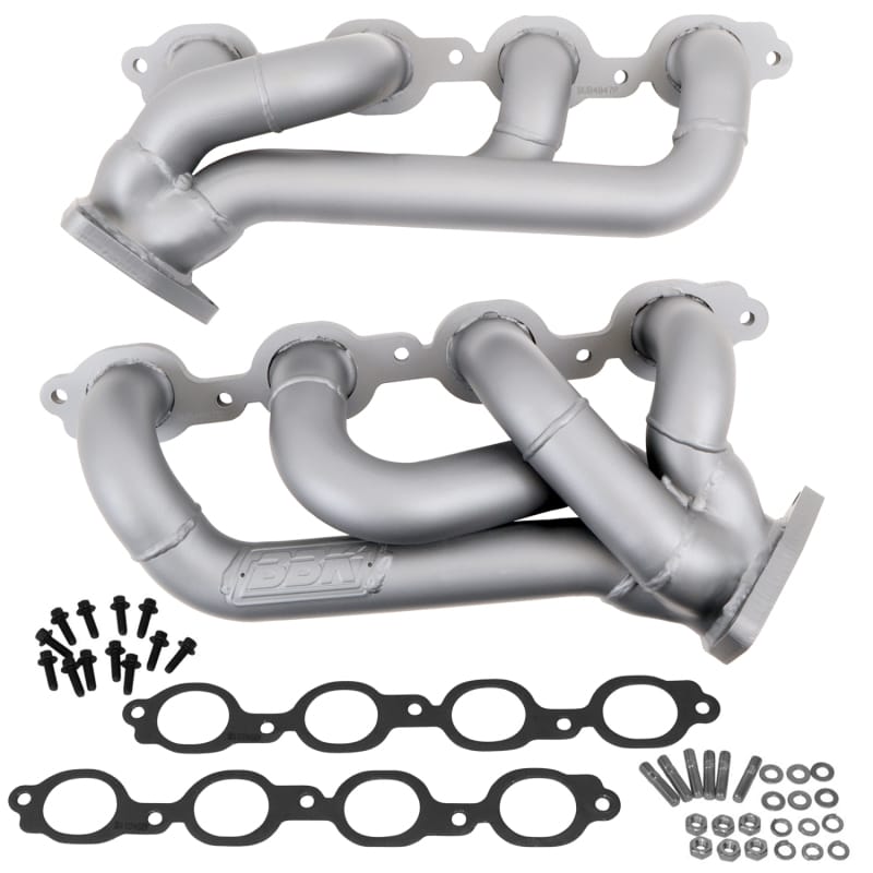 BBK — 2014-2018 Chevy GM Truck 5.3L 6.2L 1-3/4 Shorty Headers (TITANIUM CERAMIC)
Shorty Tuned Length Exhaust Header Kit
