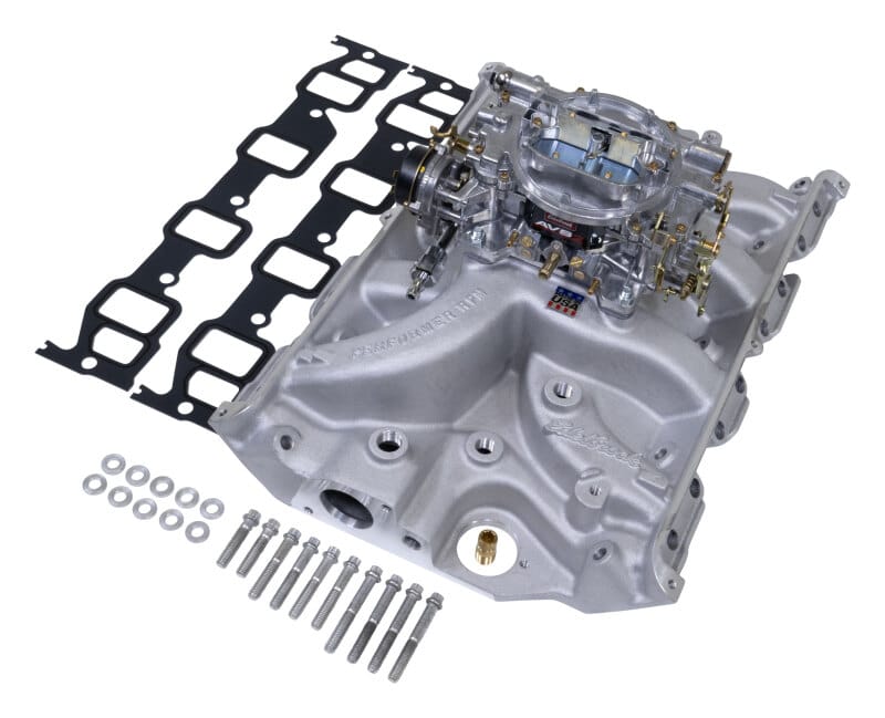 Edelbrock — Single-Quad Manifold And Carb Kit