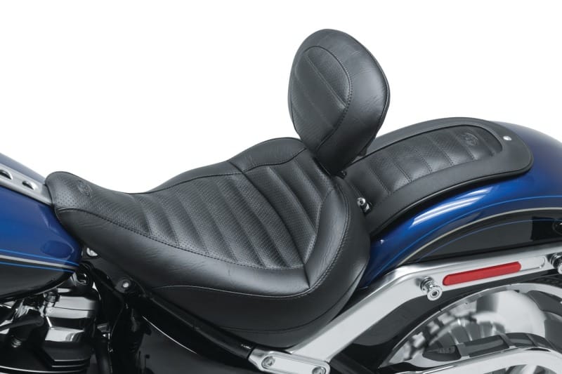 Mustang Motorcycle — Mustang 18-21 Harley Softail Breakout, Fatboy Fender Bib - Black