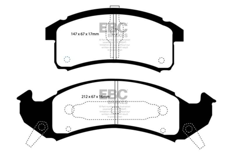 EBC — Ultimax OEM Replacement Brake Pads
