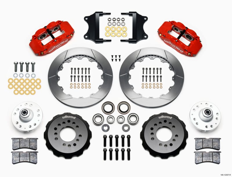 Wilwood — KIT,FRONT,HEIDTS TRI-5,2in. DROP,FNSL6R 12.88 ROTOR,ROTOR,RED
