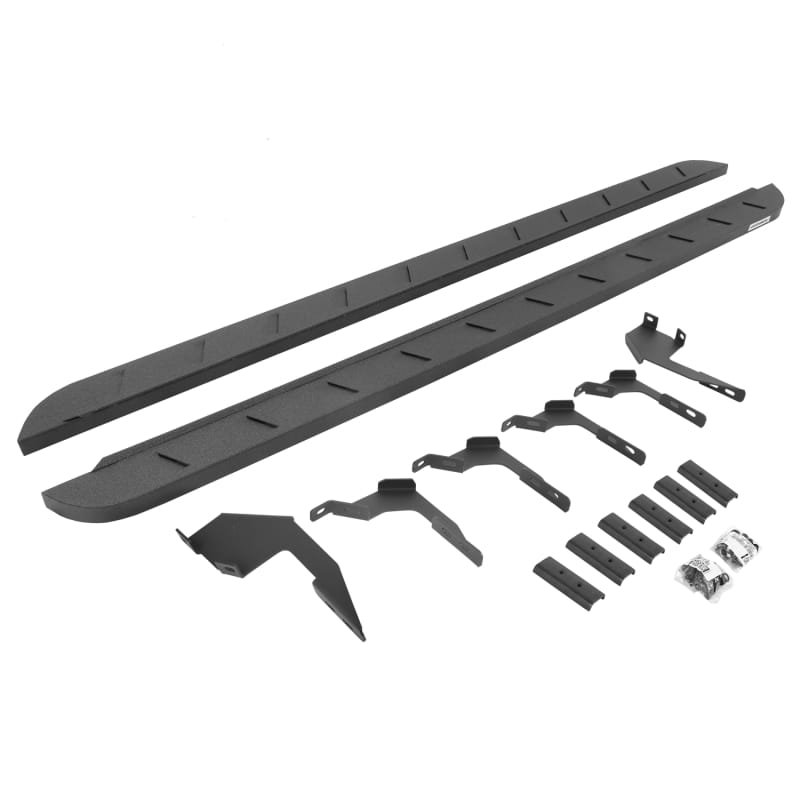 Go Rhino — RB10 Slim Line Running Boards with Mounting Brackets Kit