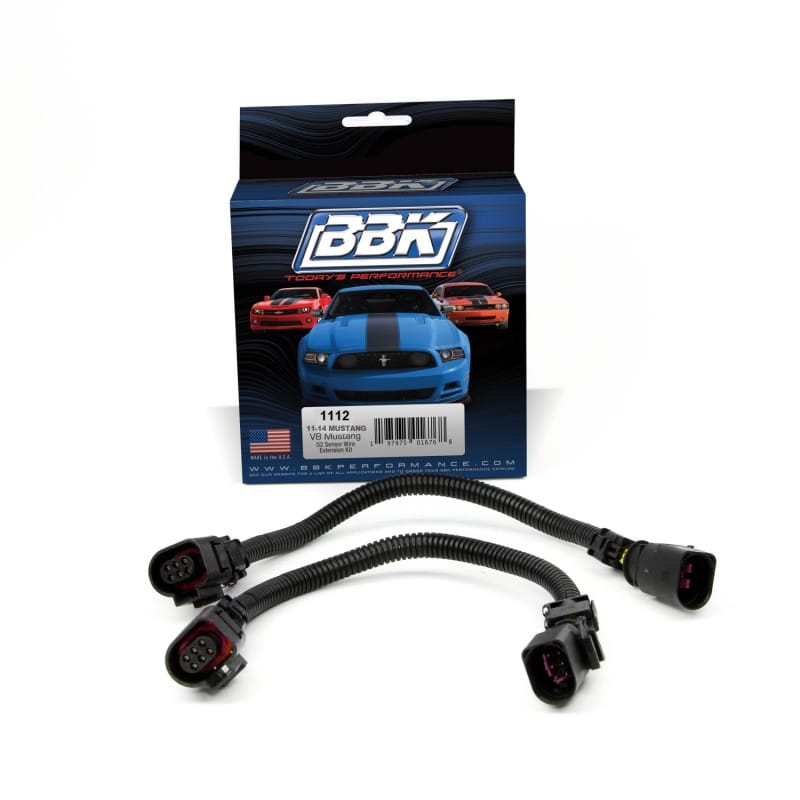 BBK — 2011-14 MUSTANG 5.0 FRONT O2 EXTENSIONS - 12IN (PAIR)
O2 Sensor Wire Extension Harness
