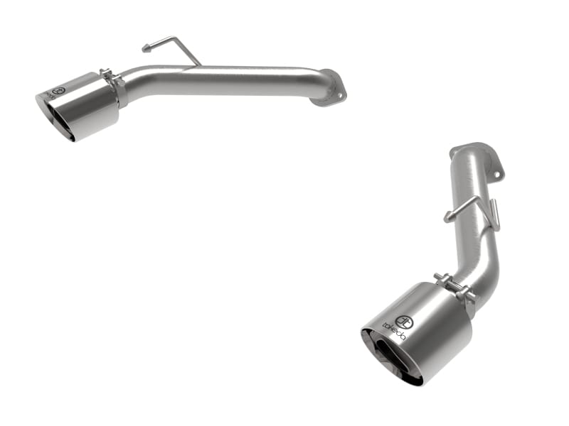 aFe — Takeda 2-1/2 IN 304 Stainless Steel Axle-Back Exhaust System w/ Polished Tips