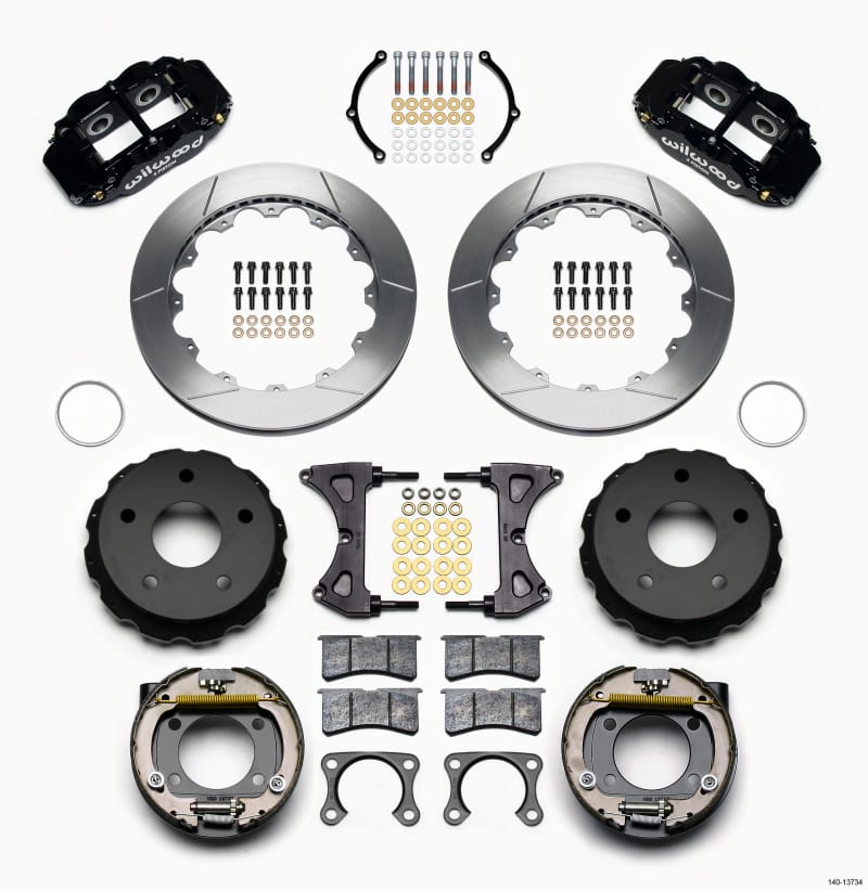Wilwood — KIT,REAR,DISC/DRUM,BIG FORD,2.00 OFFSET FNSL4R,5x5.50 BC,12.88 ROTOR