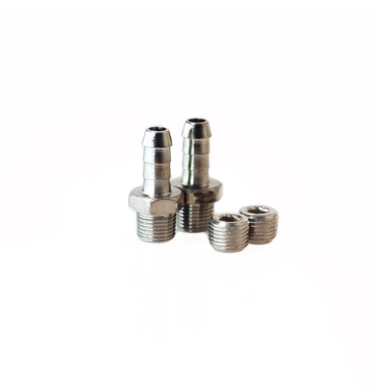 Turbosmart — WG 50/60 1/8npt - 6mm Hose Tail Fitting kit (with plug)