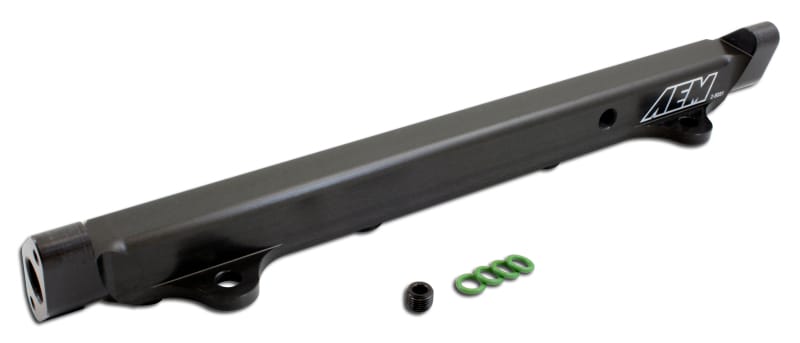 AEM — AEM 03-06 Evo 8 & 9 Black Fuel Rail
Hi Vol Fuel Rail
Fuel Rail