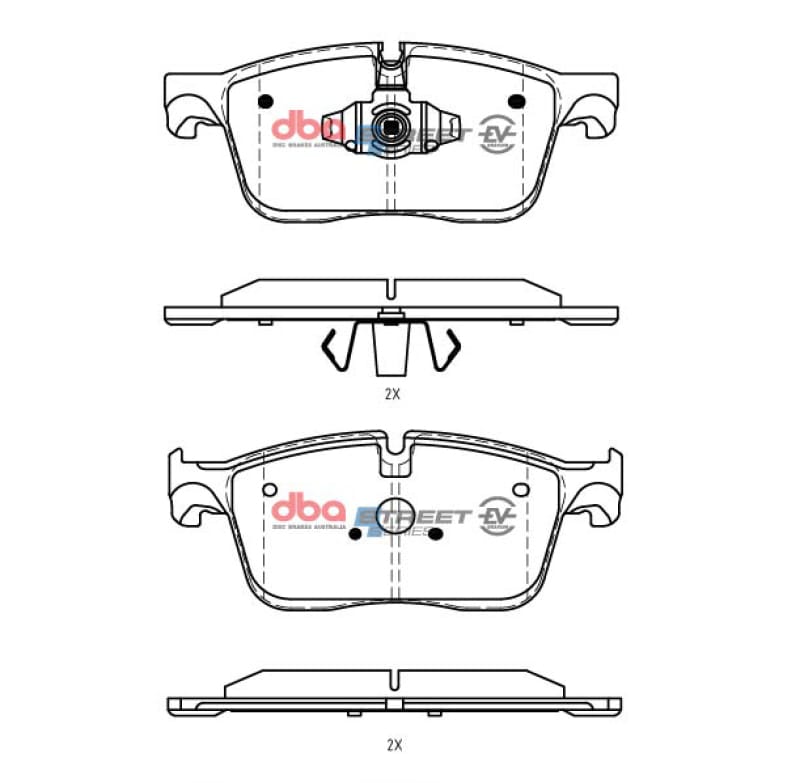 DBA — Front Street Series EV Brake Pads