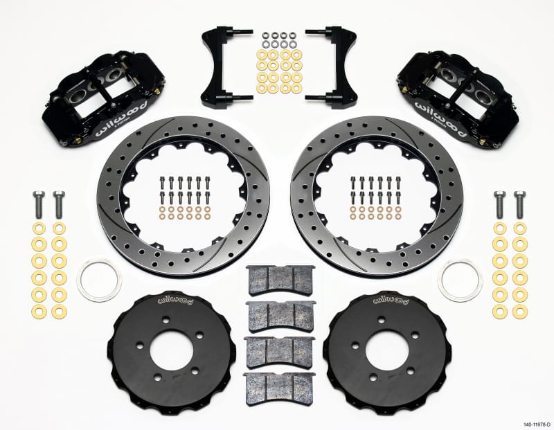 Wilwood — KIT,FRONT,HONDA CIVIC,06-UP,2011 CRZ 1.10,VENTED,12.88,DRILLED