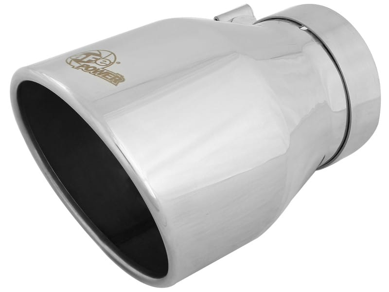 aFe — MACH Force-Xp 304 Stainless Steel Clamp-on Exhaust Tip Polished