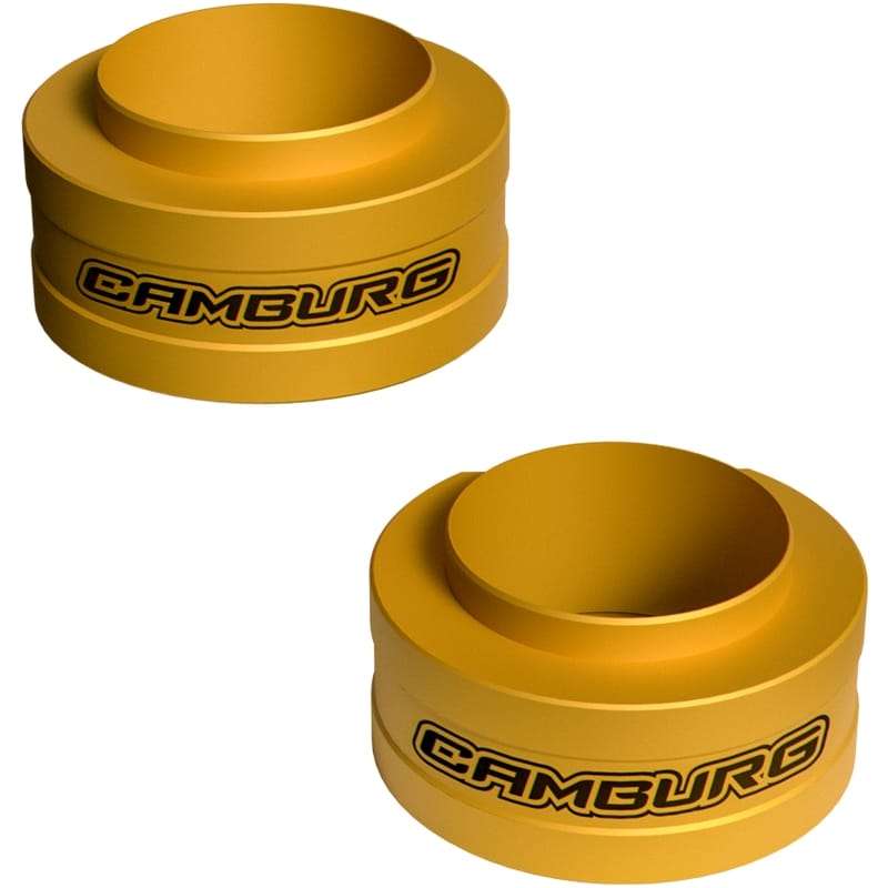 Camburg — 2.50" Front Spring Preload Kit (Gold) - Ford