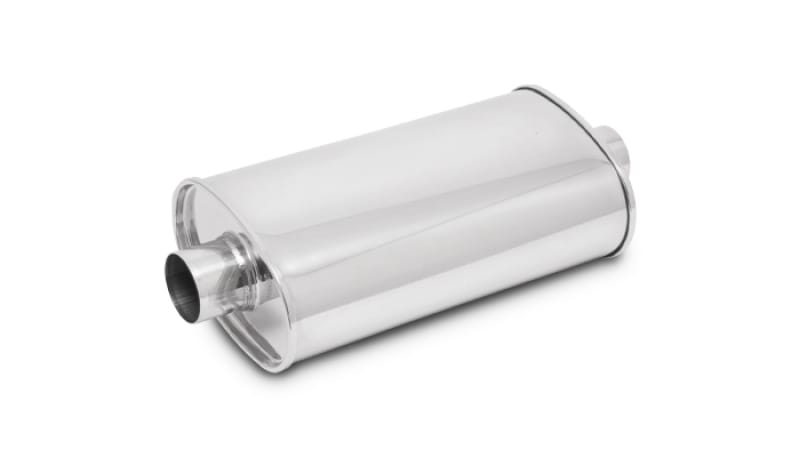 Vibrant — STREETPOWER Oval Muffler, 2.00" inlet/outlet (Center-Center)
STREETPOWER Oval Muffler
