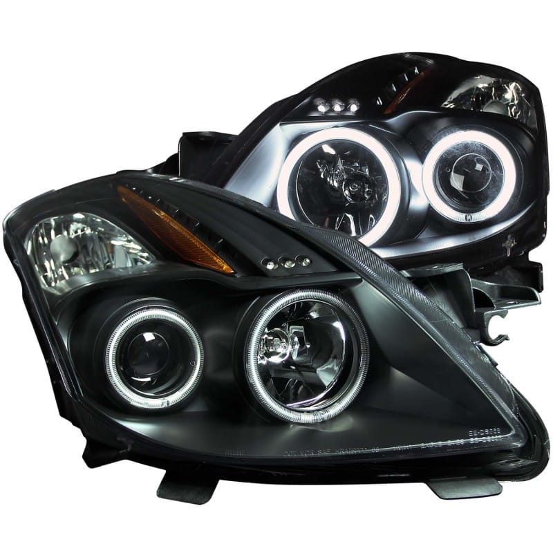 ANZO — ANZO 2008-2009 Nissan Altima (2 Door ONLY) Projector Headlights w/ Halo Black (CCFL)
Head Light Set
HdLtSet