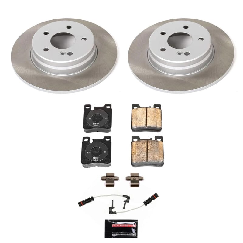 PowerStop — Semi-Coated Rotor and Low-Dust Ceramic Brake Pad Kit