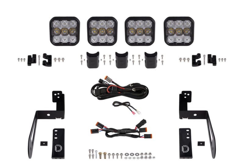 Diode Dynamics — Pod light featuring advanced TIR optics for high efficiency and focus.