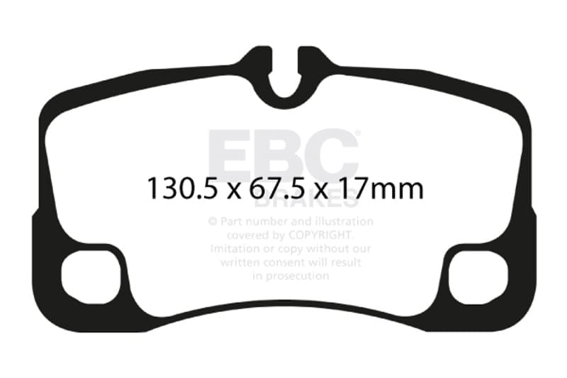 EBC — Redstuff Ceramic Low Dust Brake Pads