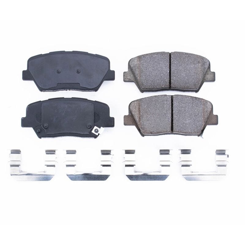 PowerStop — PowerStop - Z17 Low-Dust Ceramic Brake Pads with Hardware