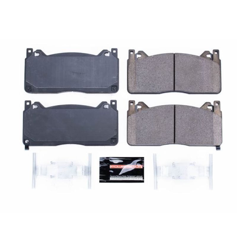 PowerStop — PowerStop - Z23 Daily Driver Carbon-Fiber Ceramic Brake Pads with Hardware Kit