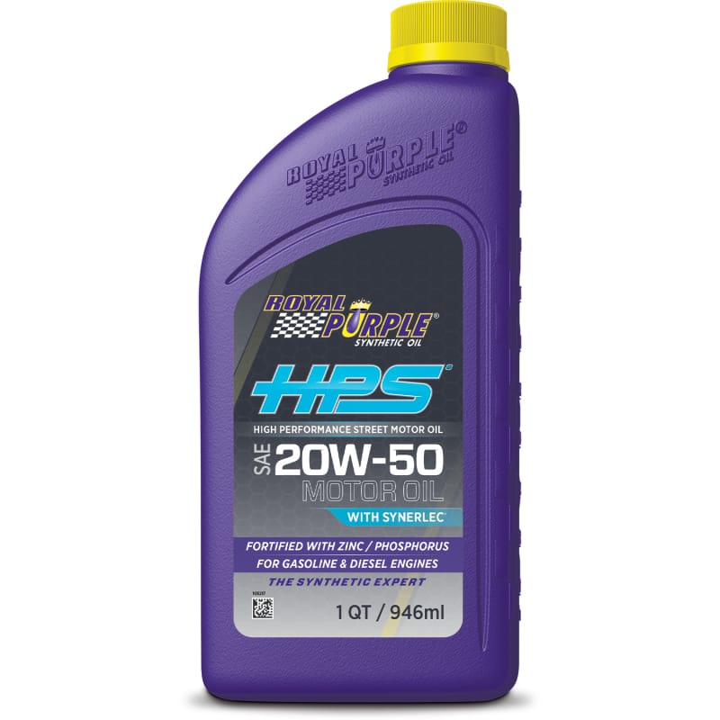Royal Purple — Royal Purple HPS SAE 20W-50 High Performance Street Motor Oil