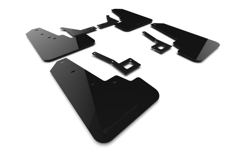 Rally Armor — Black Mud Flap/Metallic Black Logo