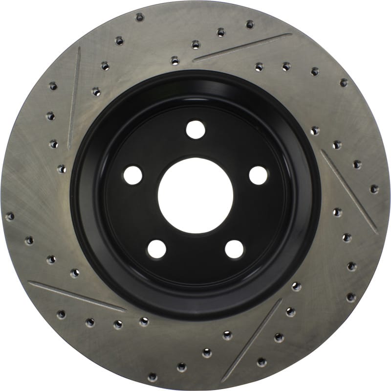 Stoptech — StopTech Sport Drilled & Slotted Brake Rotor; Front Left
StopTech Sport Drilled/Slotted Brake Rotor; Front Left
StopTech Sport Drilled/Slotted Disc