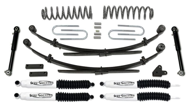 Tuff Country — 1987-2001 Jeep Cherokee 4x4-3.5in. Lift Kit EZ-Flex w/Rear Leaf Springs by (No S