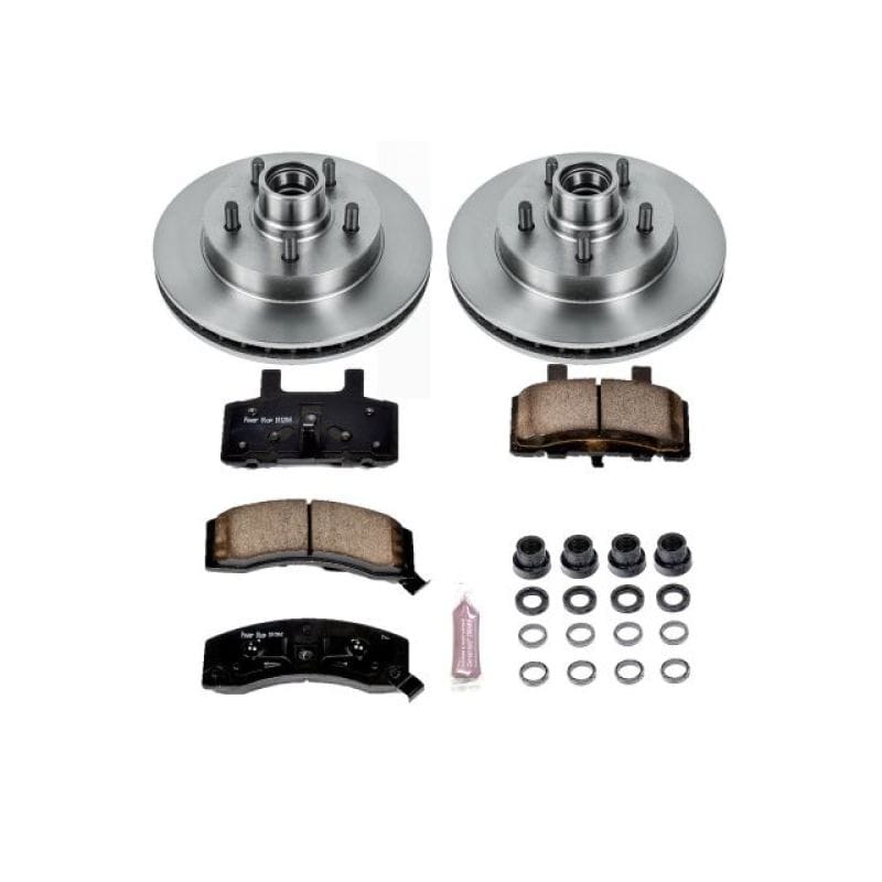 PowerStop — OE Stock Replacement Low-Dust Ceramic Brake Pad and Rotor Kit
