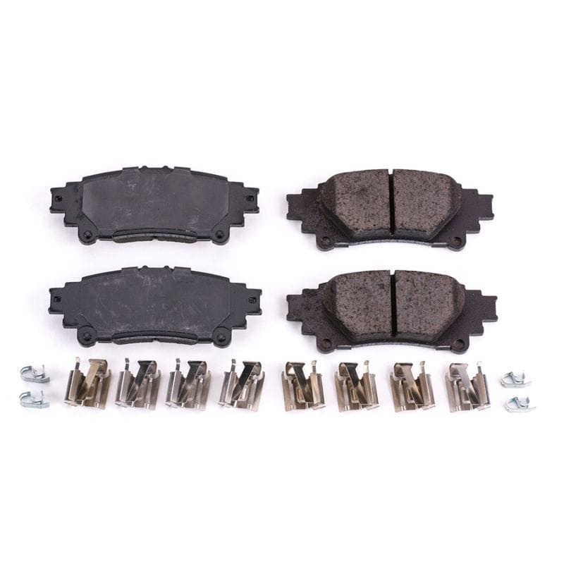 PowerStop — PowerStop - Z17 Low-Dust Ceramic Brake Pads with Hardware