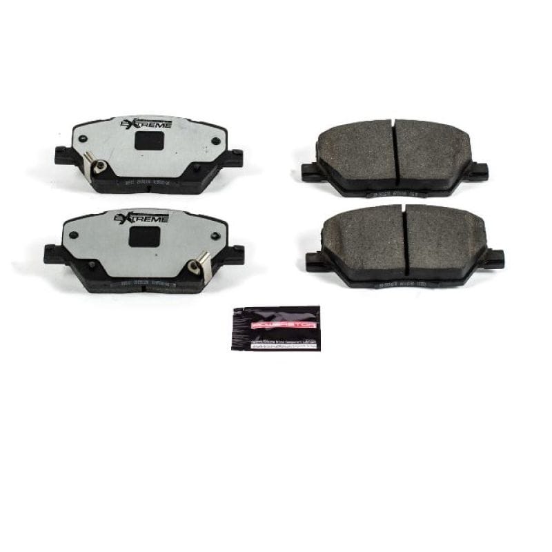 PowerStop — PowerStop - Z36 Truck and SUV Carbon-Fiber Ceramic Brake Pads with Hardware Kit