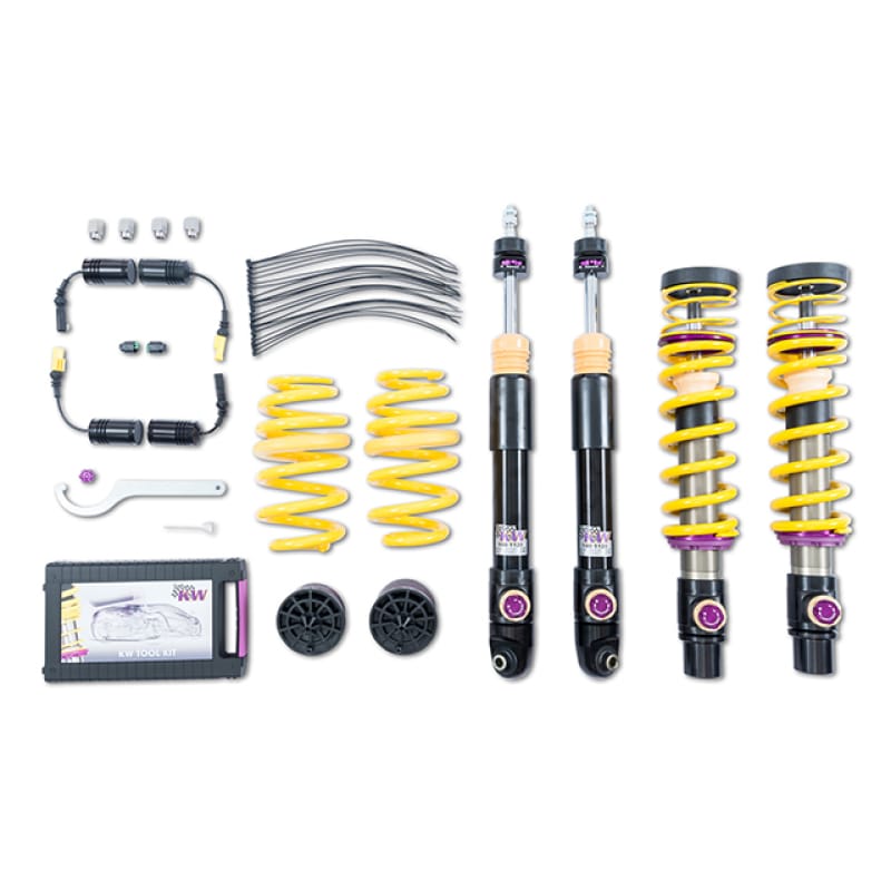 KW — Adjustable Coilovers with Rebound and Low & High-speed Compression adjustability
KW COILOVER KIT V4 BUNDLE - 3A7100CJ