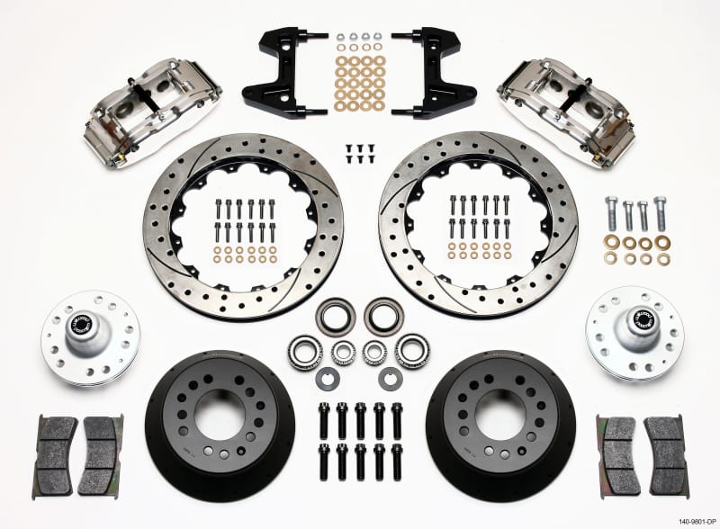 Wilwood — KIT,FRONT,PINTO/MUSTANG II 74-78,FNSL6R 13.00 ROTOR,DRILLED,POLISHED