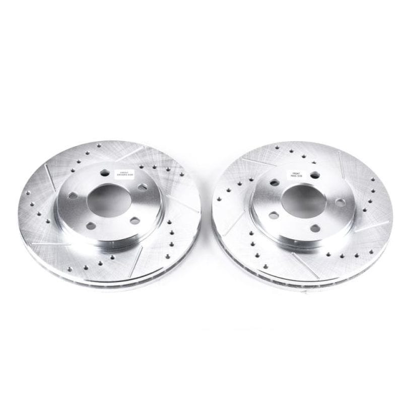 PowerStop — PowerStop Evolution Performance Drilled, Slotted & Plated Brake Rotor Pair