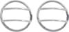 Kentrol — Kentrol 07-18 Jeep Wrangler JK Front Marker Covers Pair - Polished Silver