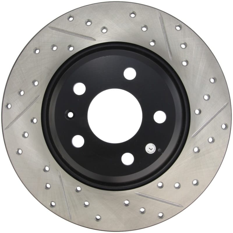 Stoptech — StopTech Sport Drilled & Slotted Brake Rotor; Rear Left
StopTech Sport Drilled/Slotted Brake Rotor; Rear Left
StopTech Sport Drilled/Slotted Disc