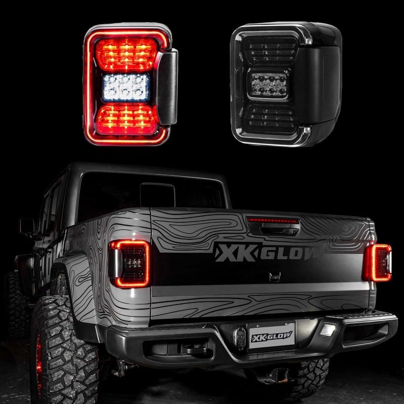 XKGLOW — XK Glow Jeep JT Gladiator LED Taillight w/ Smoked Lens