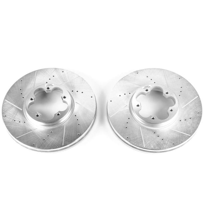 PowerStop — PowerStop Evolution Performance Drilled, Slotted & Plated Brake Rotor Pair