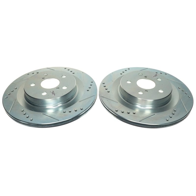 PowerStop — PowerStop Evolution Performance Drilled, Slotted & Plated Brake Rotor Pair