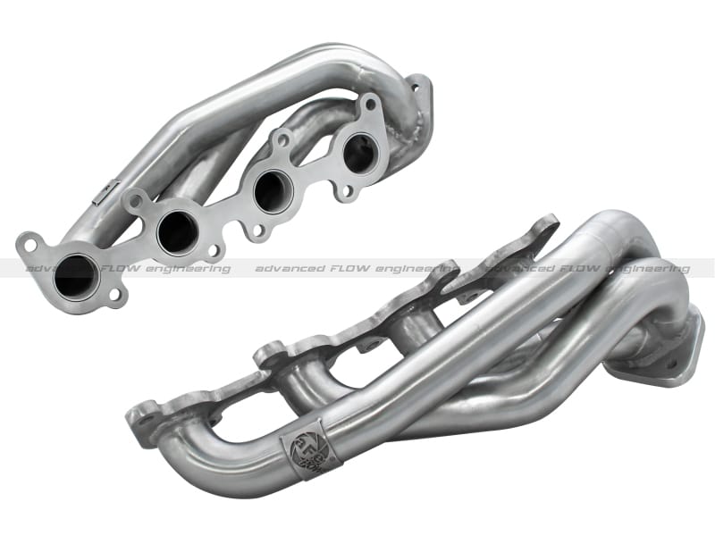 aFe — Twisted Steel 409 Stainless Steel Short Tube Header
HDR; Ford F-150 11-14 V8-5.0L