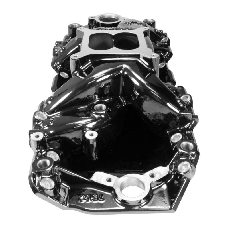 Edelbrock — RPM Air-Gap Big Block Chevy 2-R Intake Manifold, Black Plasma Finish