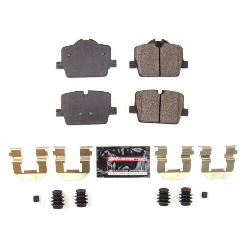 PowerStop — PowerStop - Z23 Daily Driver Carbon-Fiber Ceramic Brake Pads with Hardware Kit